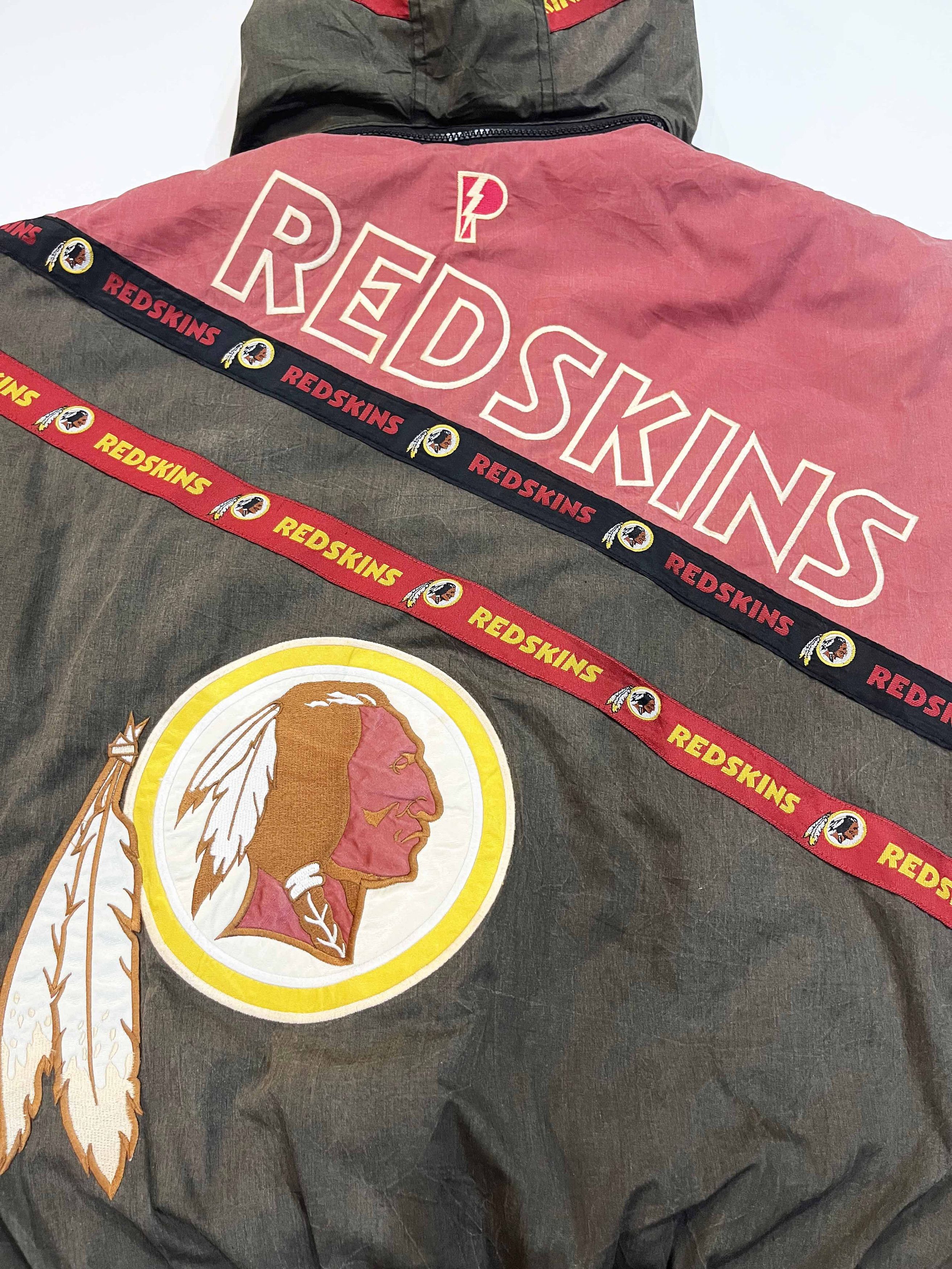 NFL × Pro Player × Vintage Vintage Pro Player NFL Washington Redskins Full Zip Jacket Size US L / EU 52-54 / 3 - 7 Thumbnail