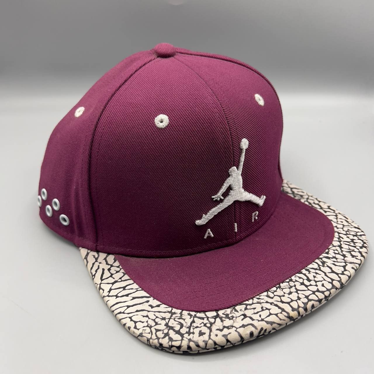 Jordan Brand Air Jordan Hat Men Cement Elephant Jumpman Strap Back Cap Size ONE SIZE - 4 Thumbnail
