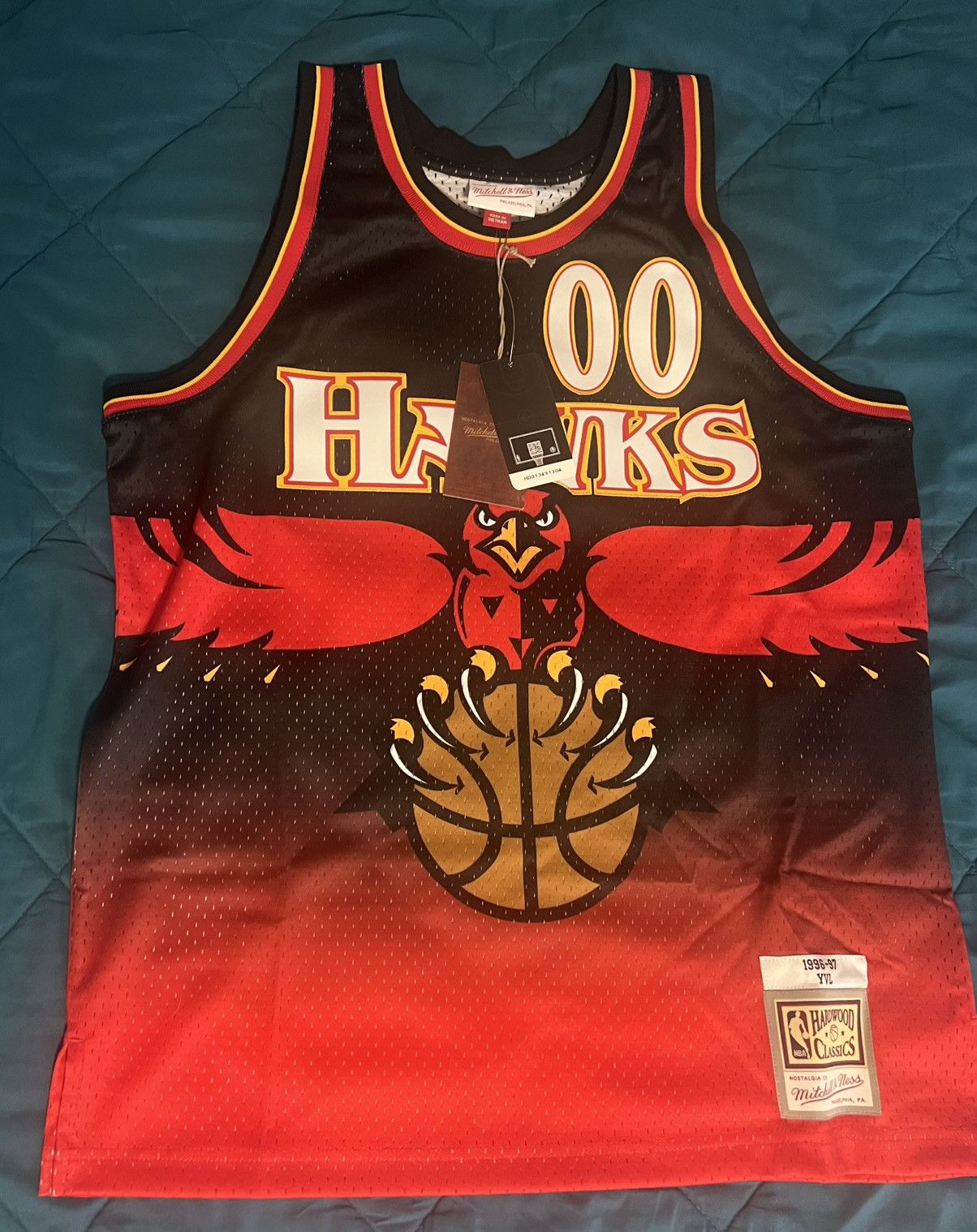 Mitchell & Ness Playboi Carti Mitchell & Ness Atlanta Hawks Opium NBA Jersey Size US L / EU 52-54 / 3 - 1 Thumbnail