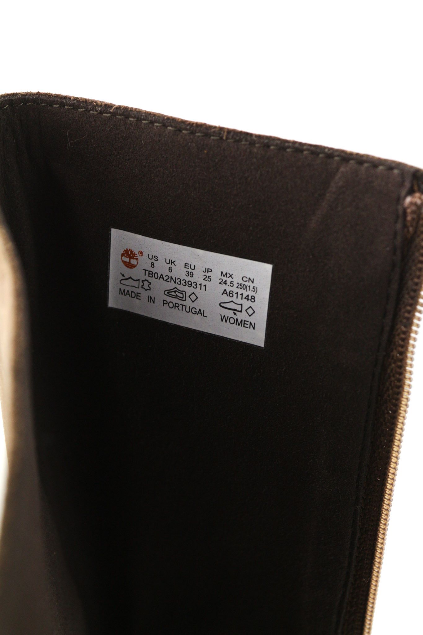 Timberland UK5/UK6 Brown Leather Almont Toe 80868 Size US 5.5 / IT 35.5 - 12 Thumbnail