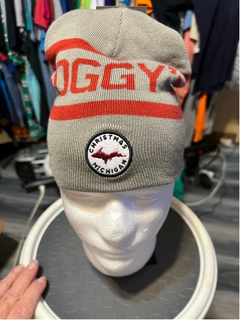 The Game The Game Beanie Gray/Red One Size "Foggy" Christmas Michigan Size ONE SIZE - 2 Thumbnail