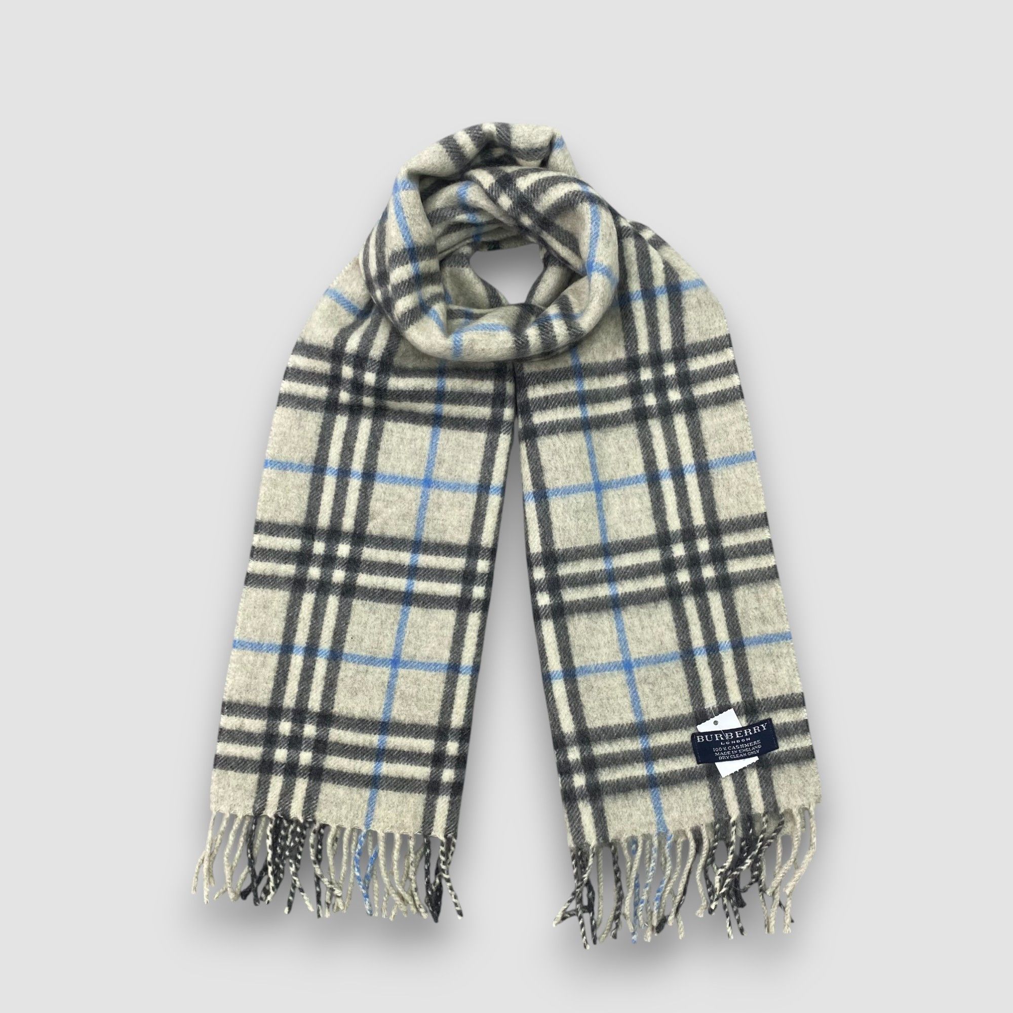 Burberry Vintage Burberry Scarf Muffler Check Tartan Scarves Size ONE SIZE - 1 Thumbnail
