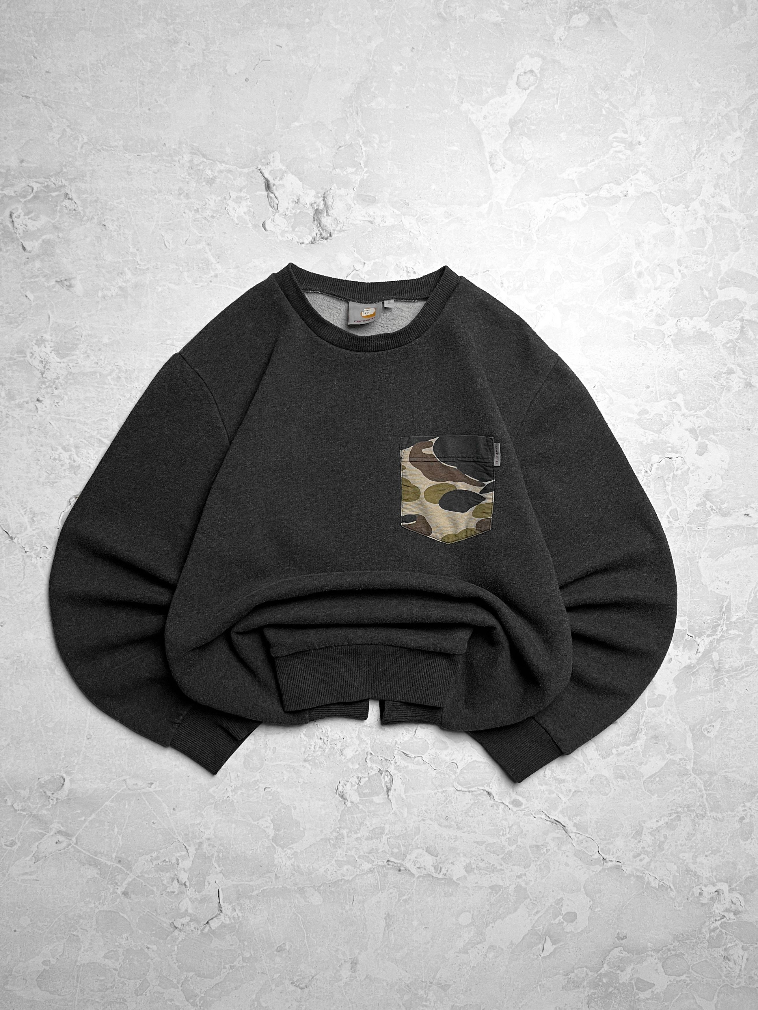 Carhartt Dark gray Carhartt sweater with pocket size S Size US S / EU 44-46 / 1 - 1 Thumbnail