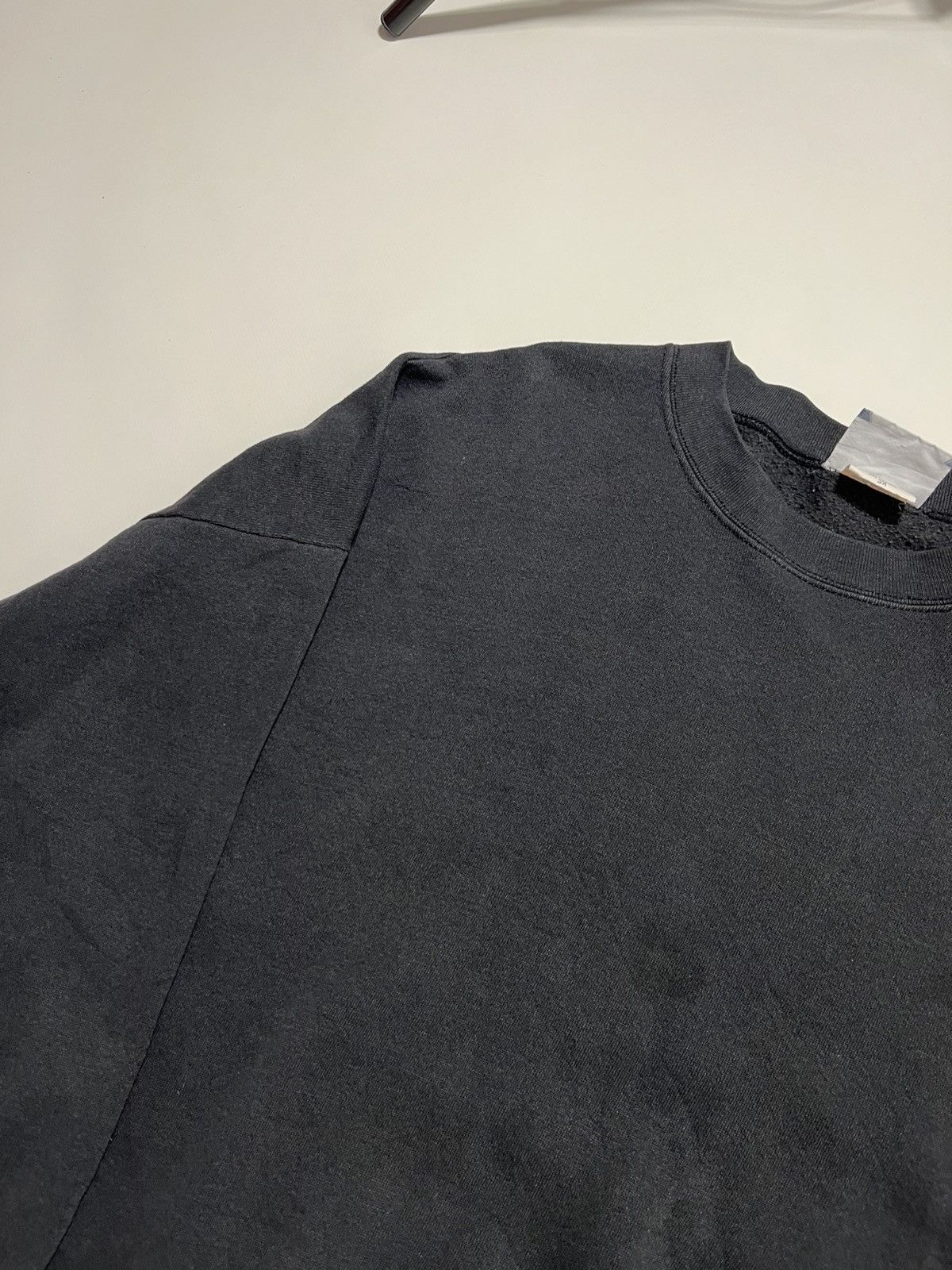 Lee Perfectly Faded Black 90s Lee Heavyweight Sweatshirt Boxy Size US XL / EU 56 / 4 - 10 Thumbnail