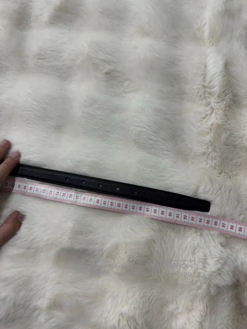 Saint Laurent Paris YSL Saint Laurent Logo Black Belt . Size ONE SIZE - 5 Thumbnail