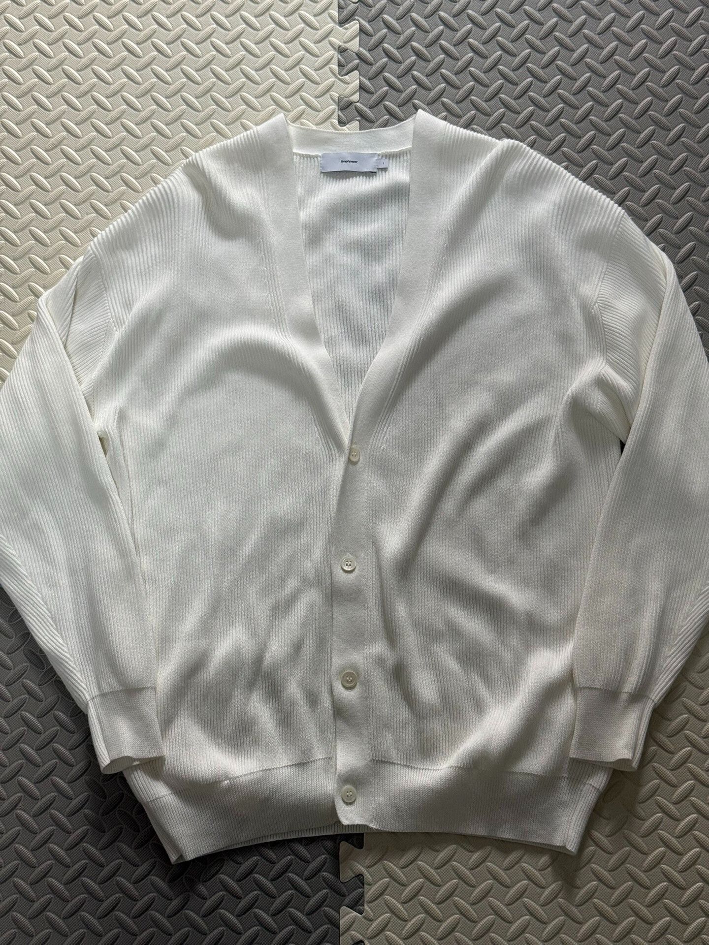 Graphpaper Graphpaper High-Density Knit Cardigan Size US S / EU 44-46 / 1 - 1 Thumbnail
