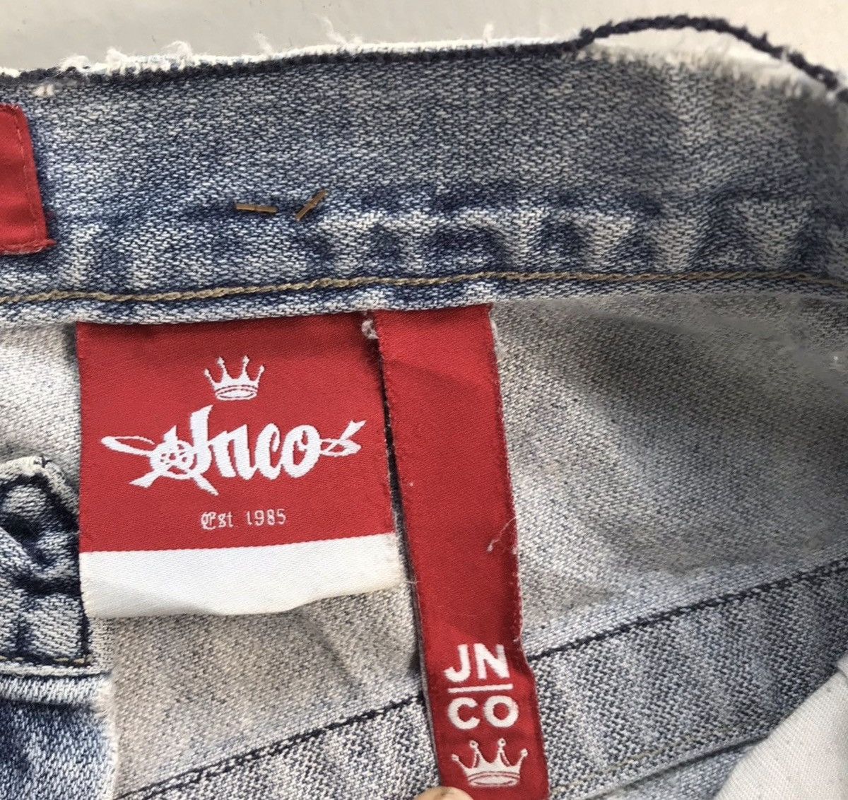 JNCO Vintage jnco 8 ball🎱 denim jorts Size US 34 / EU 50 - 6 Thumbnail