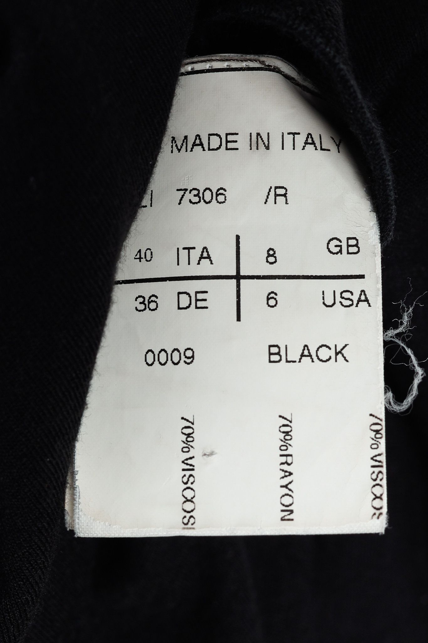 Rick Owens Lilies Rick Owens Vintage Lilies Black Jersey Column Skirt Size 27" / US 4 / IT 40 - 6 Thumbnail