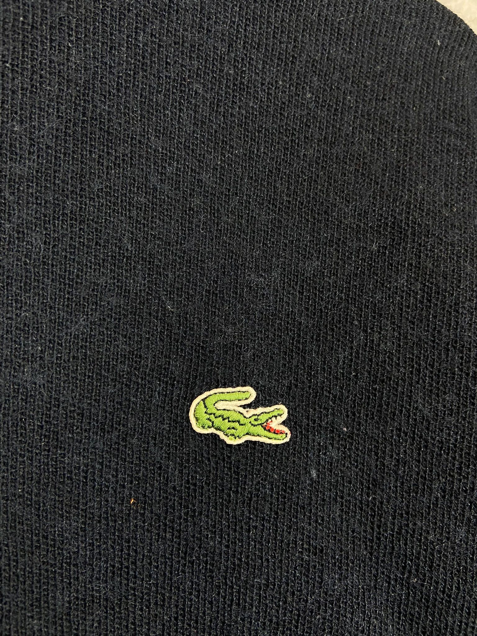 Lacoste Lacoste navy blue sweater classic crocodile logo old money L Size US L / EU 52-54 / 3 - 2 Thumbnail