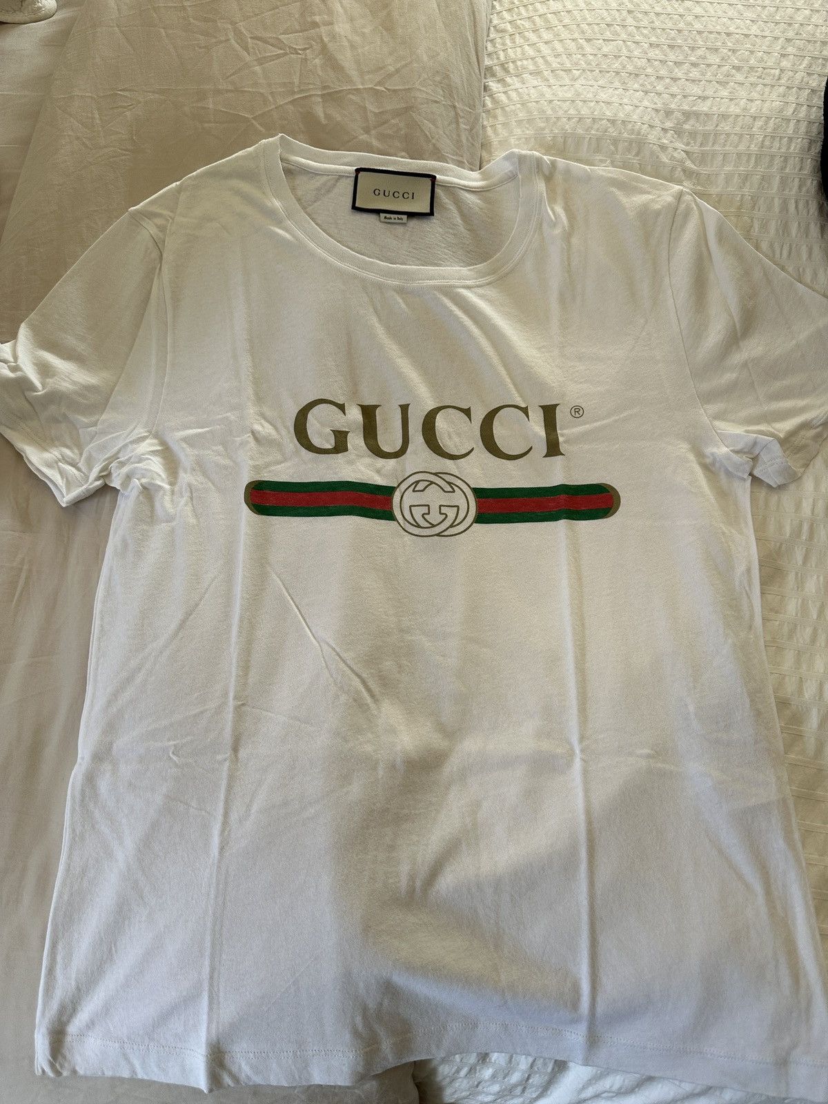 Gucci Gucci logo T shirt Size US S / EU 44-46 / 1 - 1 Thumbnail
