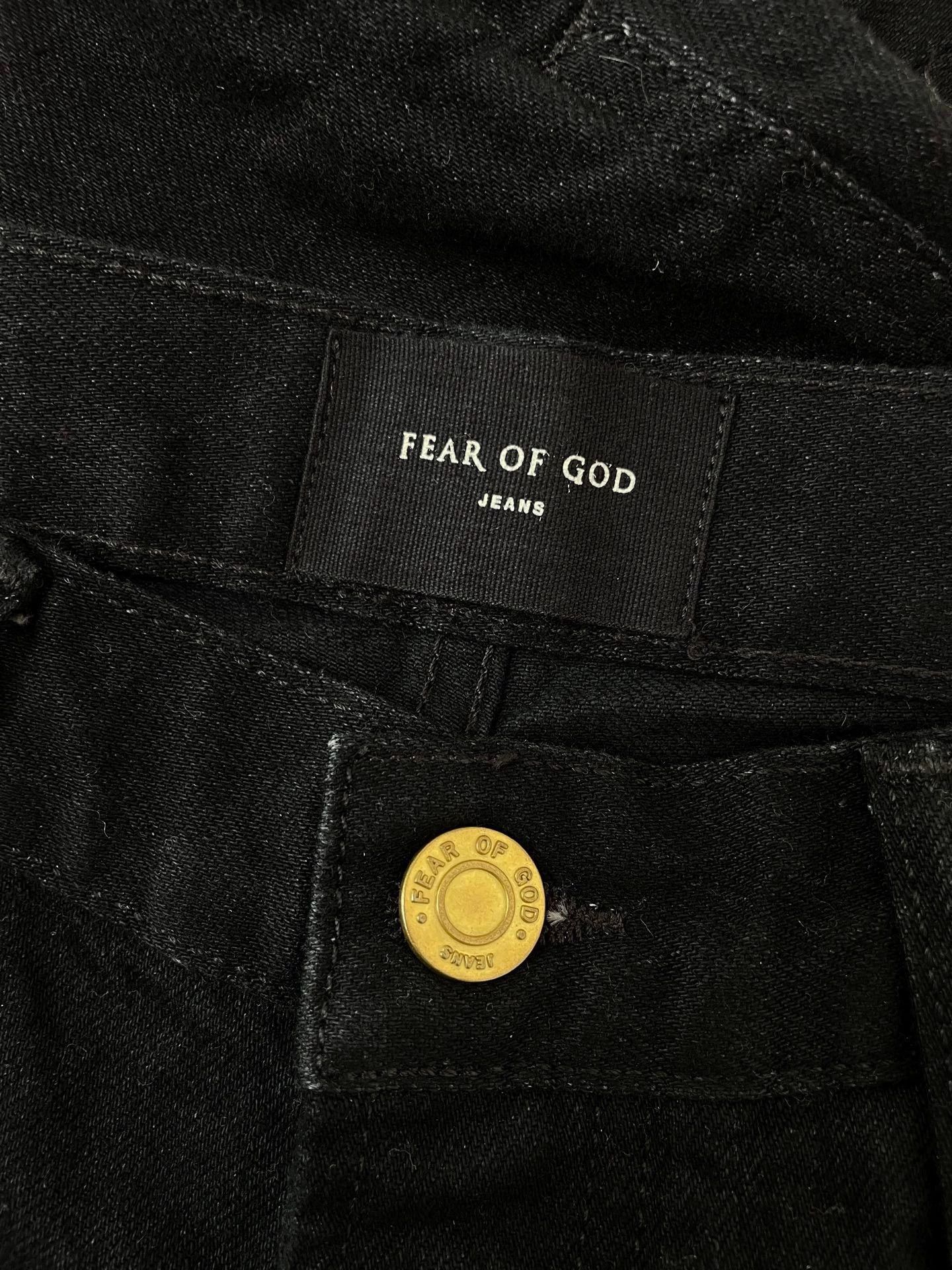 Fear of God Fear of God New with Tags Zip Cuff Straight Jeans W31 Size US 31 - 3 Thumbnail