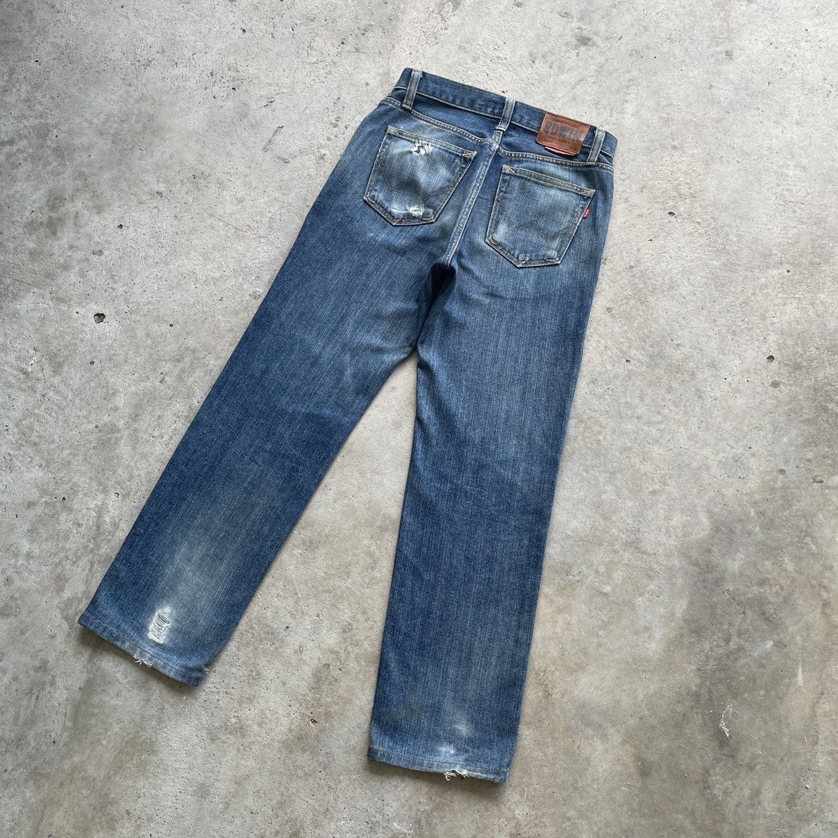 Edwin W29x28.5 Vintage Edwin Jeans Distressed Faded Denim Pants Size US 29 - 12 Thumbnail