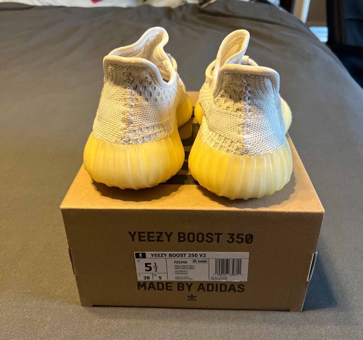 Adidas Yeezy Boost 350 V2 Natural Size FZ5246