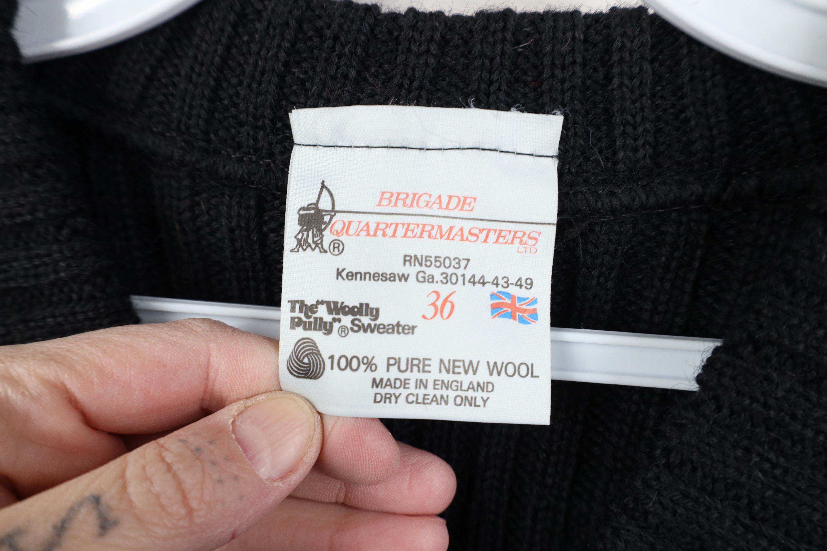 Vintage Vintage 90s Streetwear Wool Knit Commando Military Sweater Size US L / EU 52-54 / 3 - 9 Thumbnail