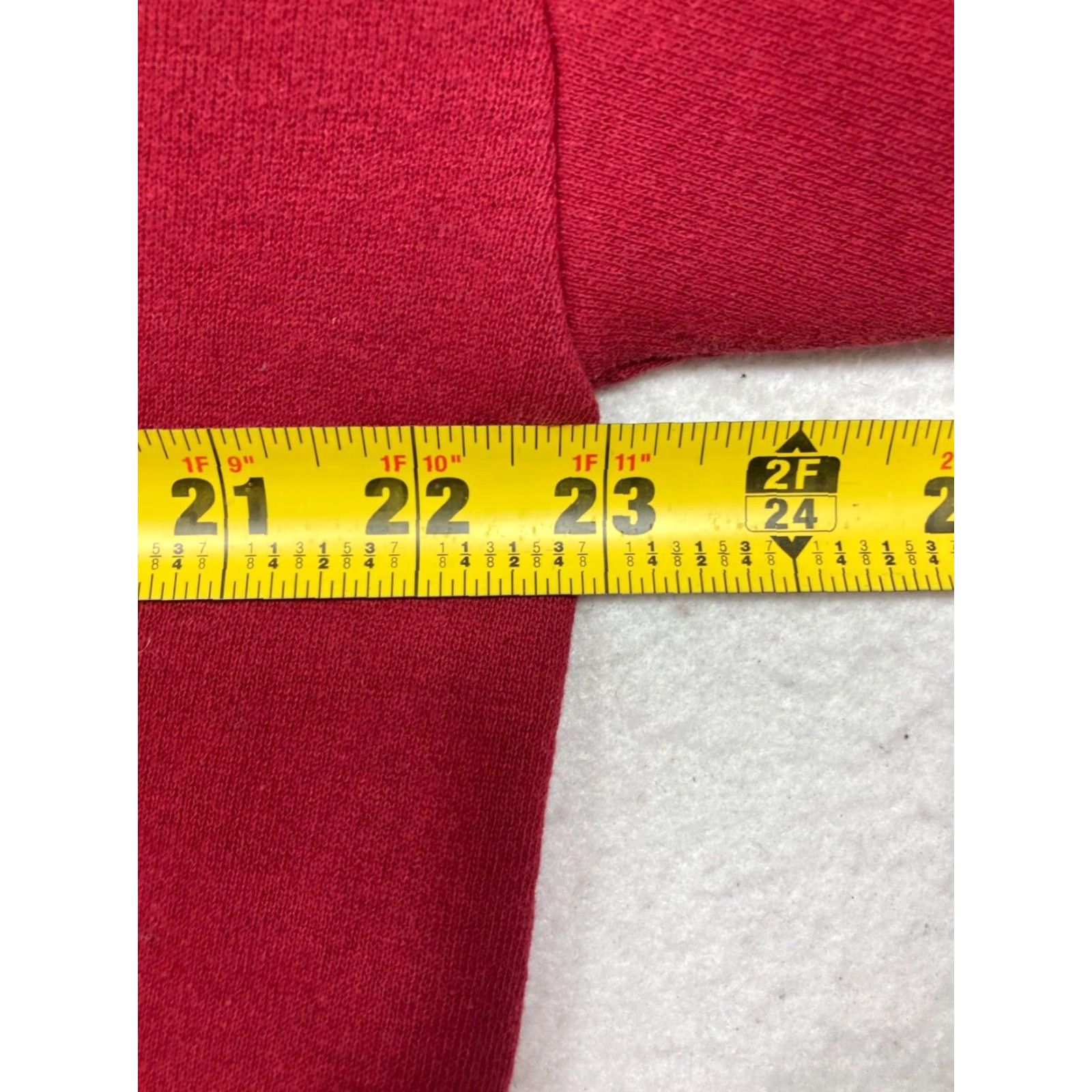 Jerzees VINTAGE JERZEES Sweatshirt Mens XL Red Crew Neck USA Made Size US XL / EU 56 / 4 - 7 Thumbnail