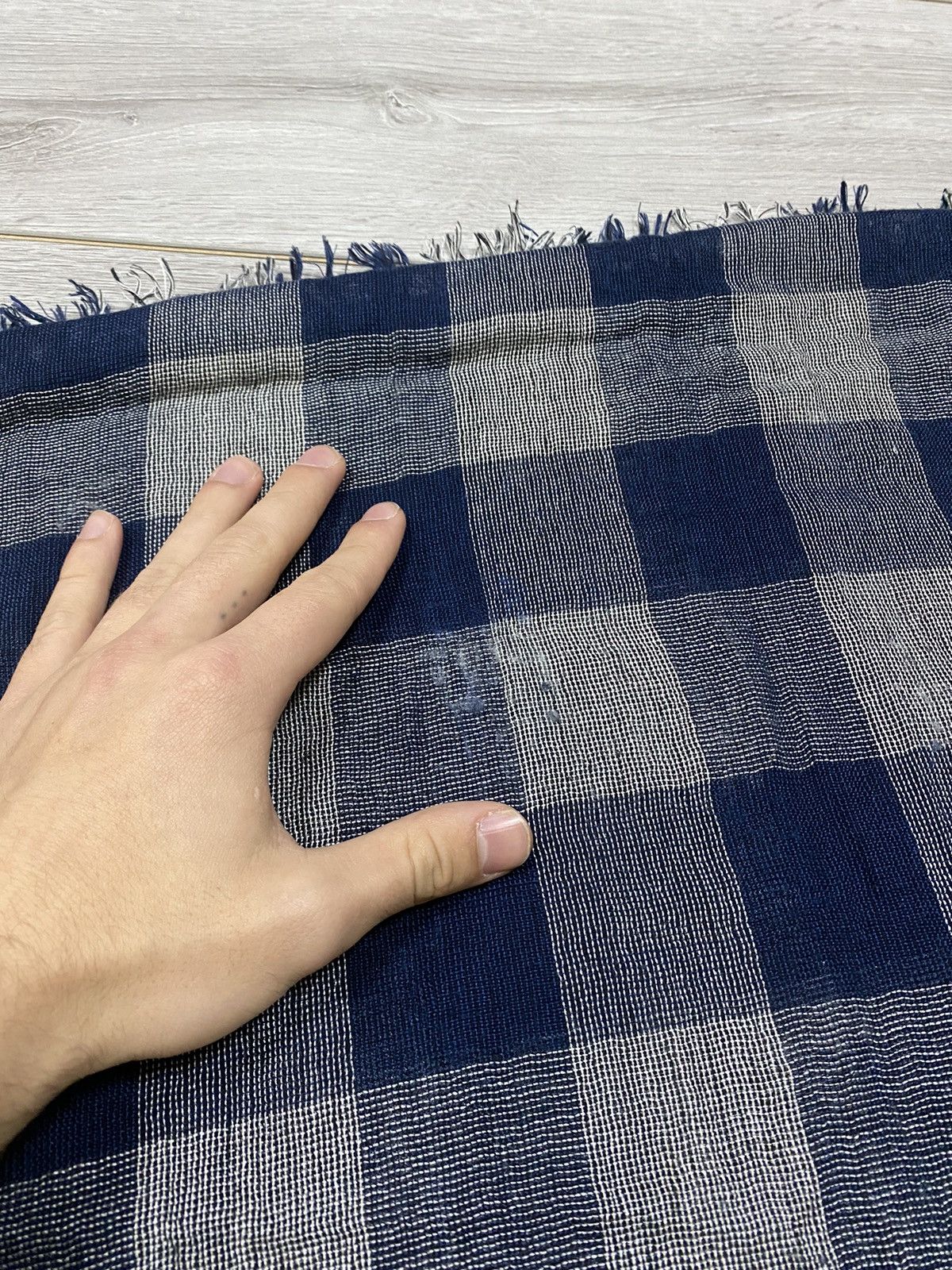 Vintage Gucci GG vintage plaid silk wool scarf Size ONE SIZE - 8 Thumbnail