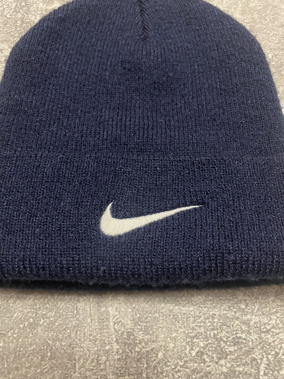 Nike Vintage Nike Swoosh Logo Beanie Hat 90s Size ONE SIZE - 2 Thumbnail