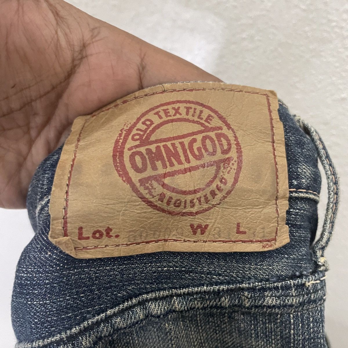 OMNIGOD Vintage Omnigod Slevedge Denim Jeans Size US 33 - 7 Thumbnail