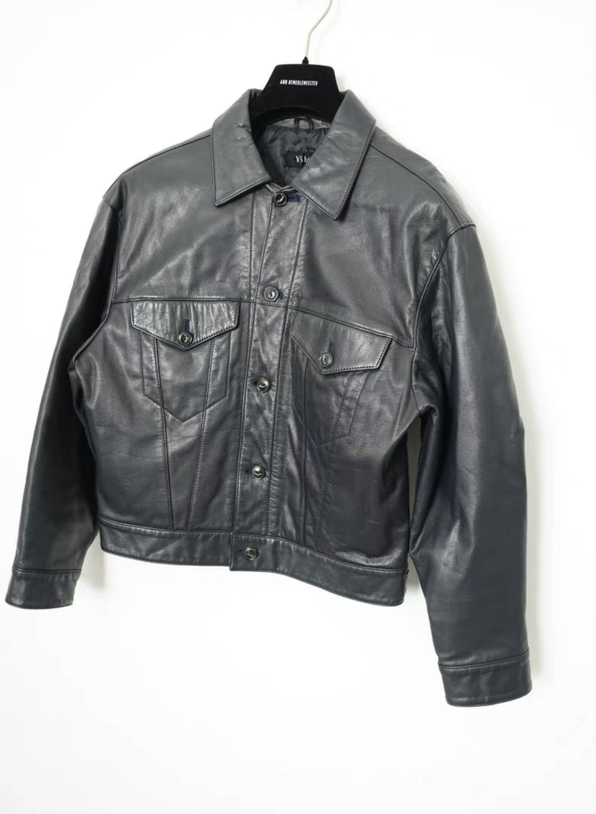 Yohji Yamamoto Yohji Yamamoto Y's Padded Leather Jacket Size US S / EU 44-46 / 1 - 2 Thumbnail
