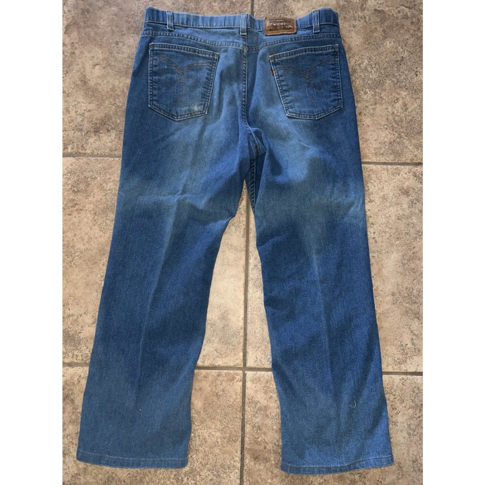 Levi's VTG Levi Strauss Co Action Jeans Mens Size 38x30 Blue Straight Jeans Mens 38 30 (Color Blue) Size US 38 / EU 54 - 3 Thumbnail