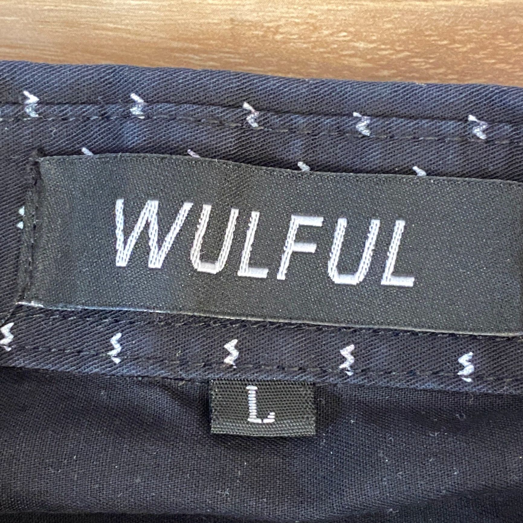 Vintage Wulful Shirt Mens Large Black White Geometric Print Long Sleeve Button Up Cotton Size US L / EU 52-54 / 3 - 3 Thumbnail
