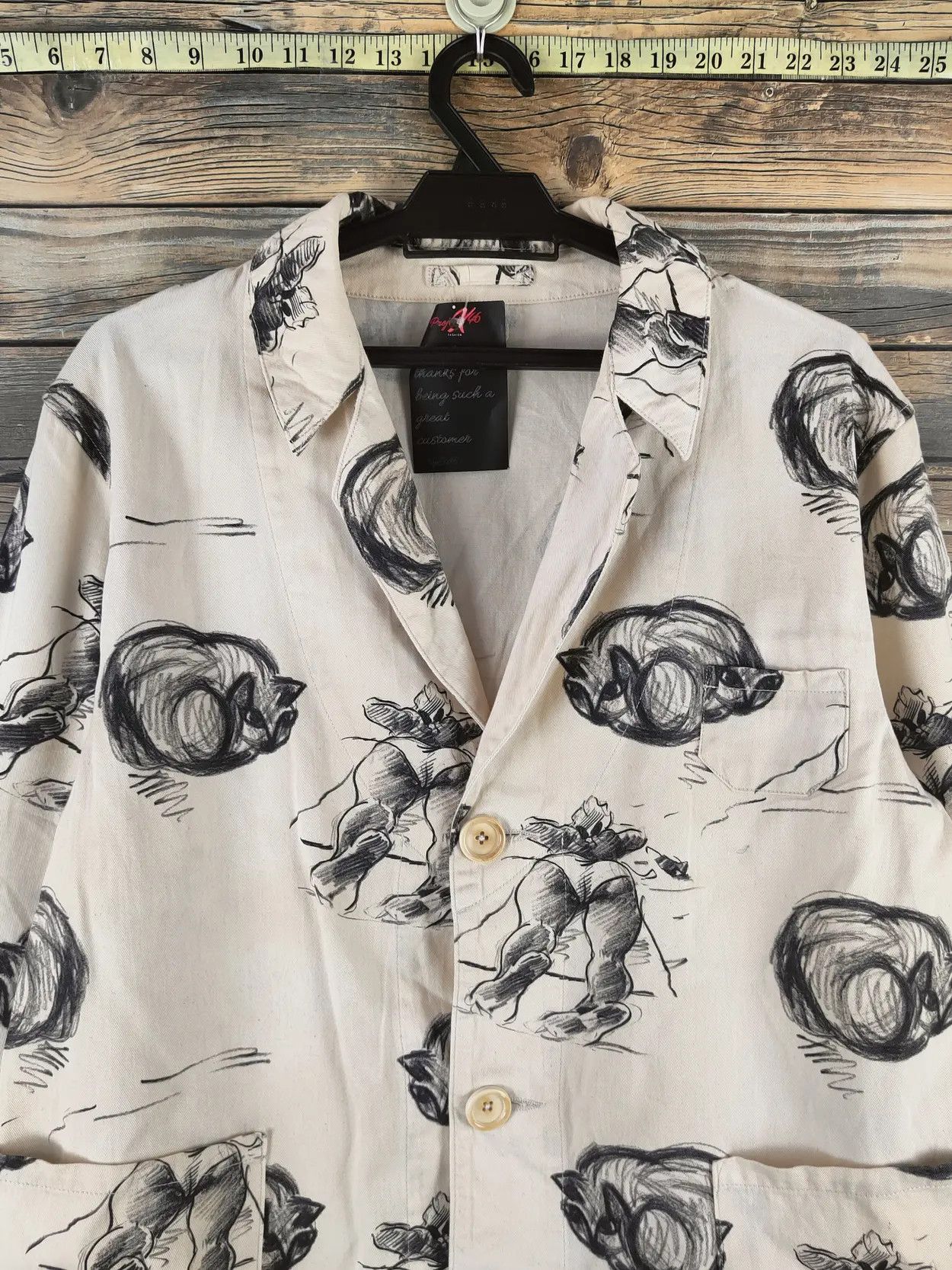 Kapital DL Kapital Beige cardigan Button Up Shirts #46-027T Size US M / EU 48-50 / 2 - 6 Thumbnail