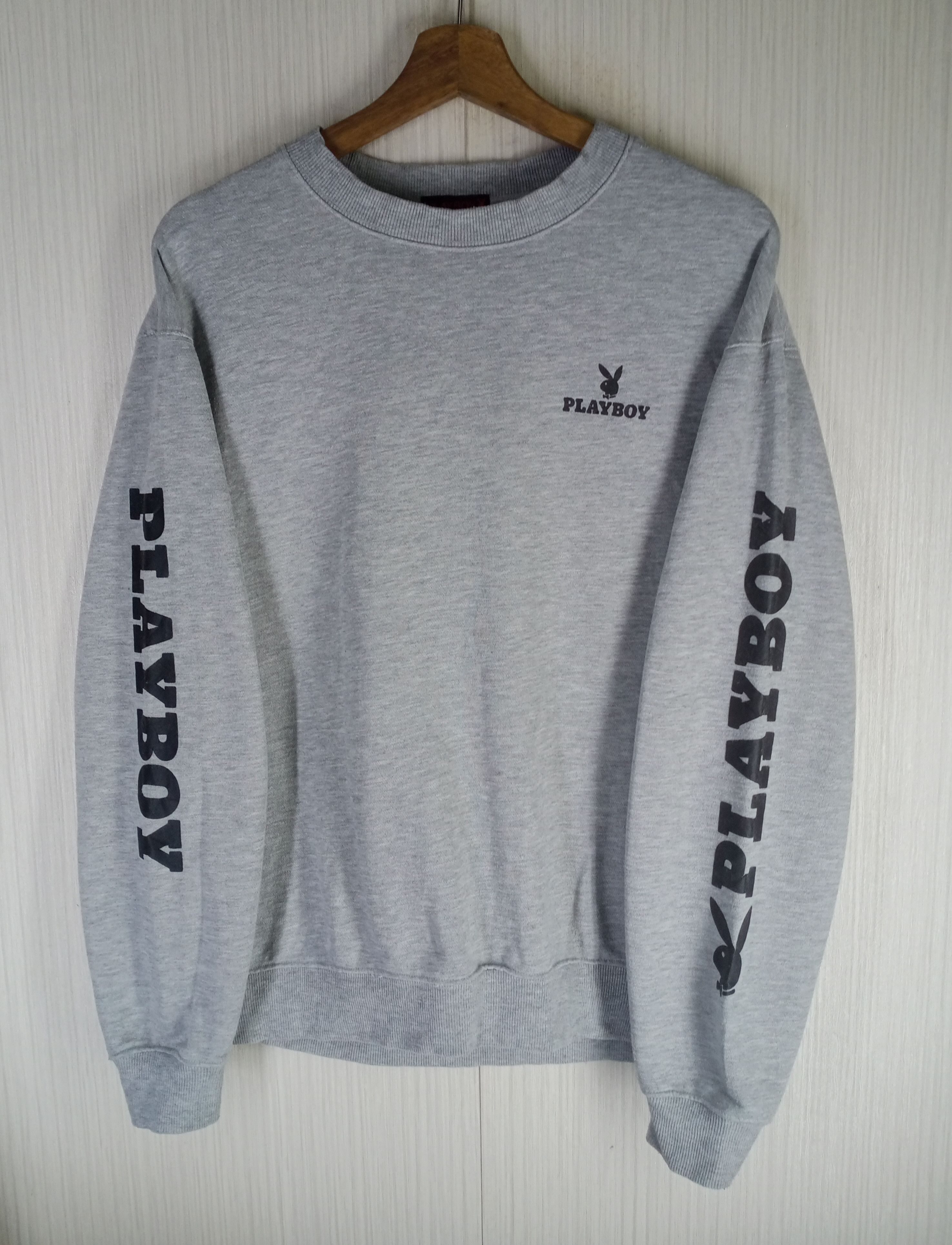 Playboy Rare Vintage Playboy Big Logo Crewneck Sweatshirt Size US XL / EU 56 / 4 - 2 Thumbnail