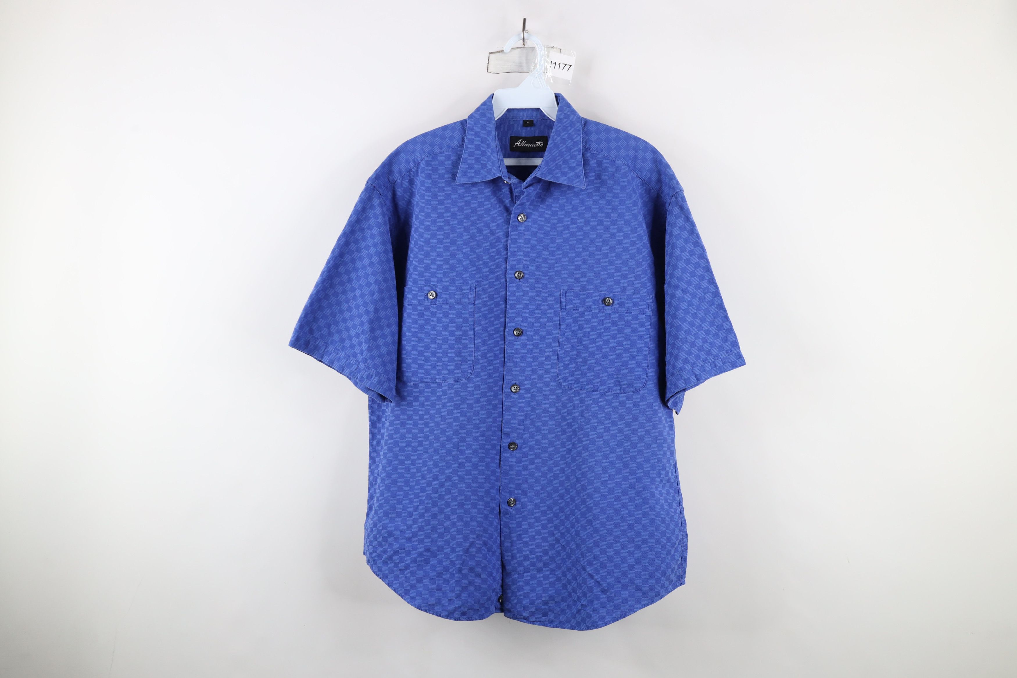 Vintage Vintage 90s Streetwear Checkered Short Sleeve Button Shirt Size US M / EU 48-50 / 2 - 1 Thumbnail