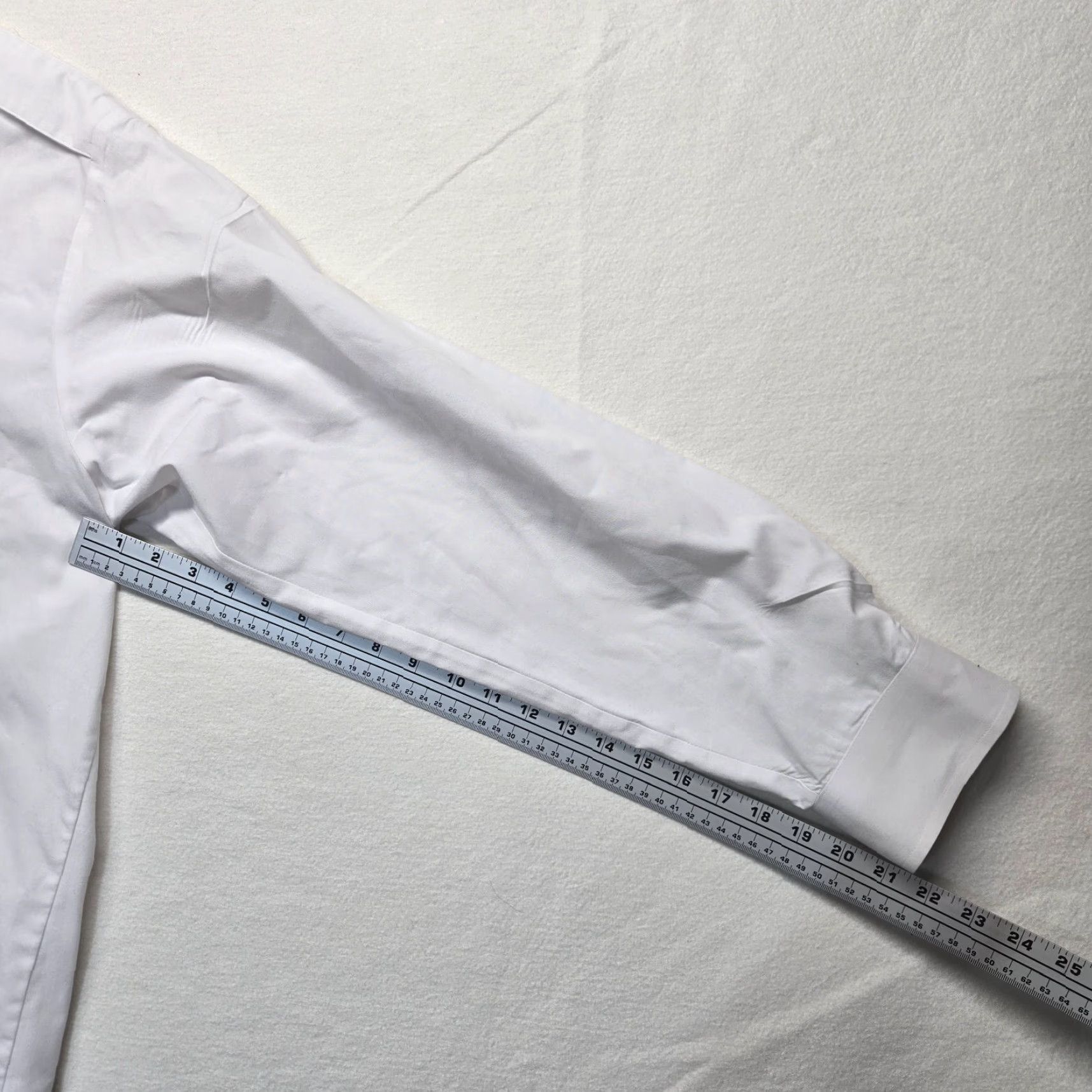 Vintage VINTAGE Edwards Shirt Unisex Adults XL White Solid Long Sleeve Button-Up 90s Classic Boys Mens Girls Size US XL / EU 56 / 4 - 7 Thumbnail