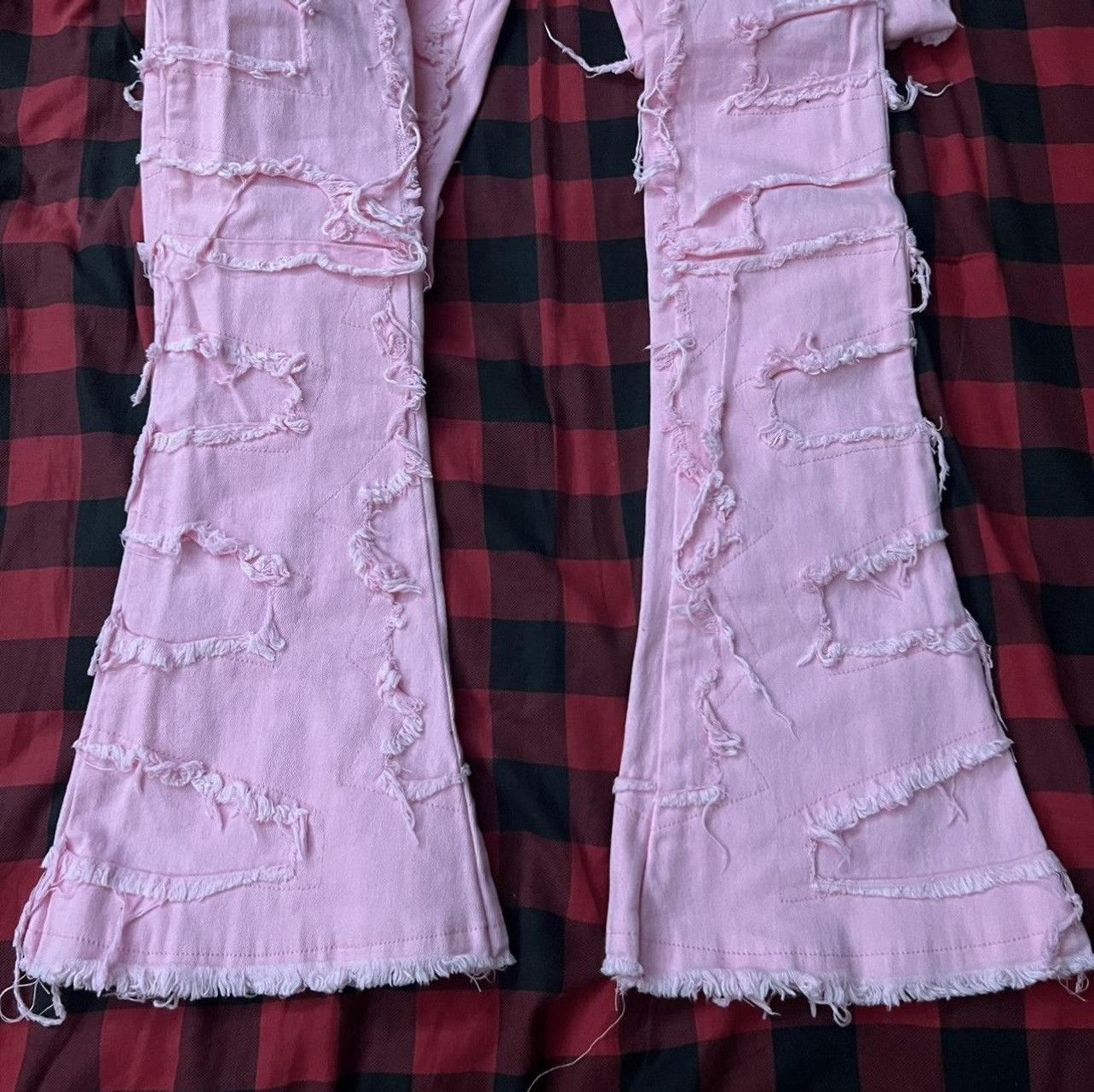 GUAPI GUAPI Stacked Pink Jeans Size 30 Size US 30 / EU 46 - 3 Thumbnail