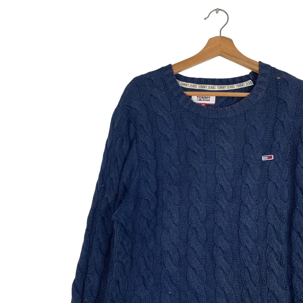 Tommy Jeans TOMMY JEANS Small Logo Knitted Sweater #1224-C55 Size US M / EU 48-50 / 2 - 6 Thumbnail