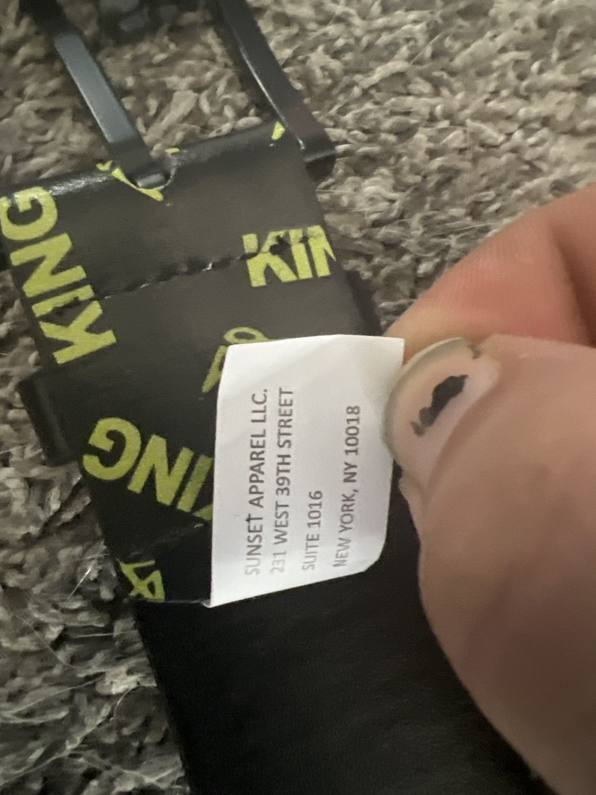 Hypebeast Fresh Supply Co. King All Over Belt Size 36 - 5 Thumbnail