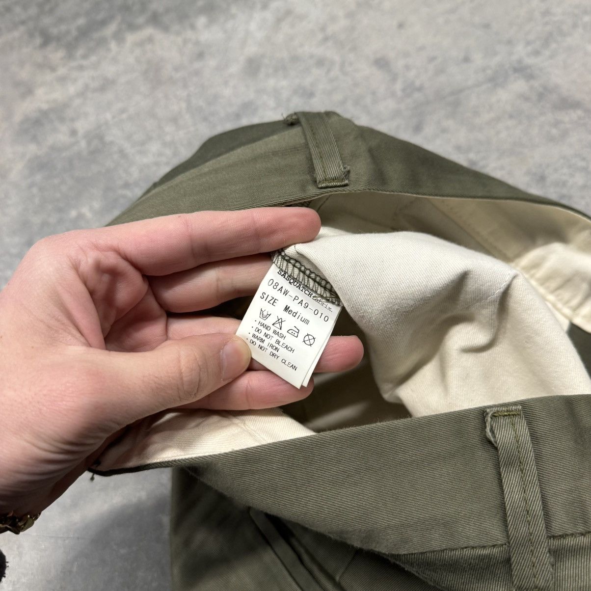 Sasquatchfabrix Sasquatchfabrix Embroidered Sugar Skull Green Khaki Pants Size US 32 / EU 48 - 9 Thumbnail