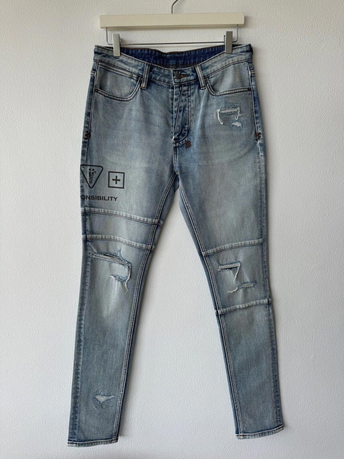 Ksubi Ksubi mens denim jean van winkle 32 blue enjoy responsibly Size US 32 / EU 48 - 1 Thumbnail