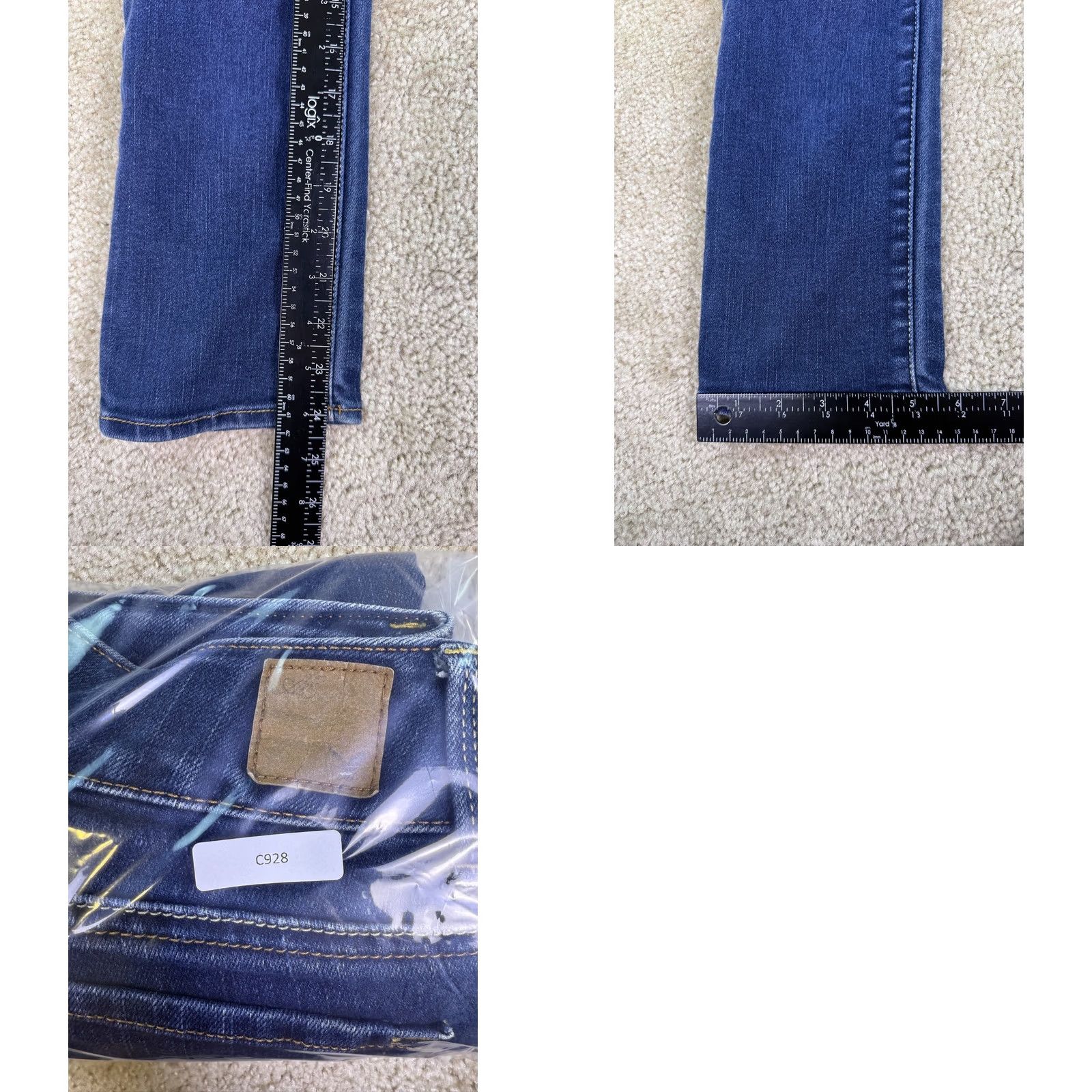 American Eagle Outfitters American Eagle Womens Jeans Artist Crop Blue 2 Stretch Dark Wash C928 Size 26" / US 2 / IT 38 - 9 Thumbnail