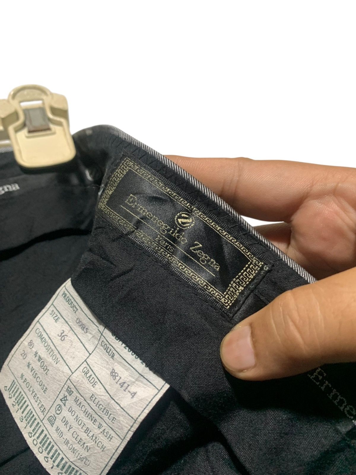 Ermenegildo Zegna AW 2001 Ermenegildo Zegna pleated wool trousers Size US 35 - 9 Thumbnail