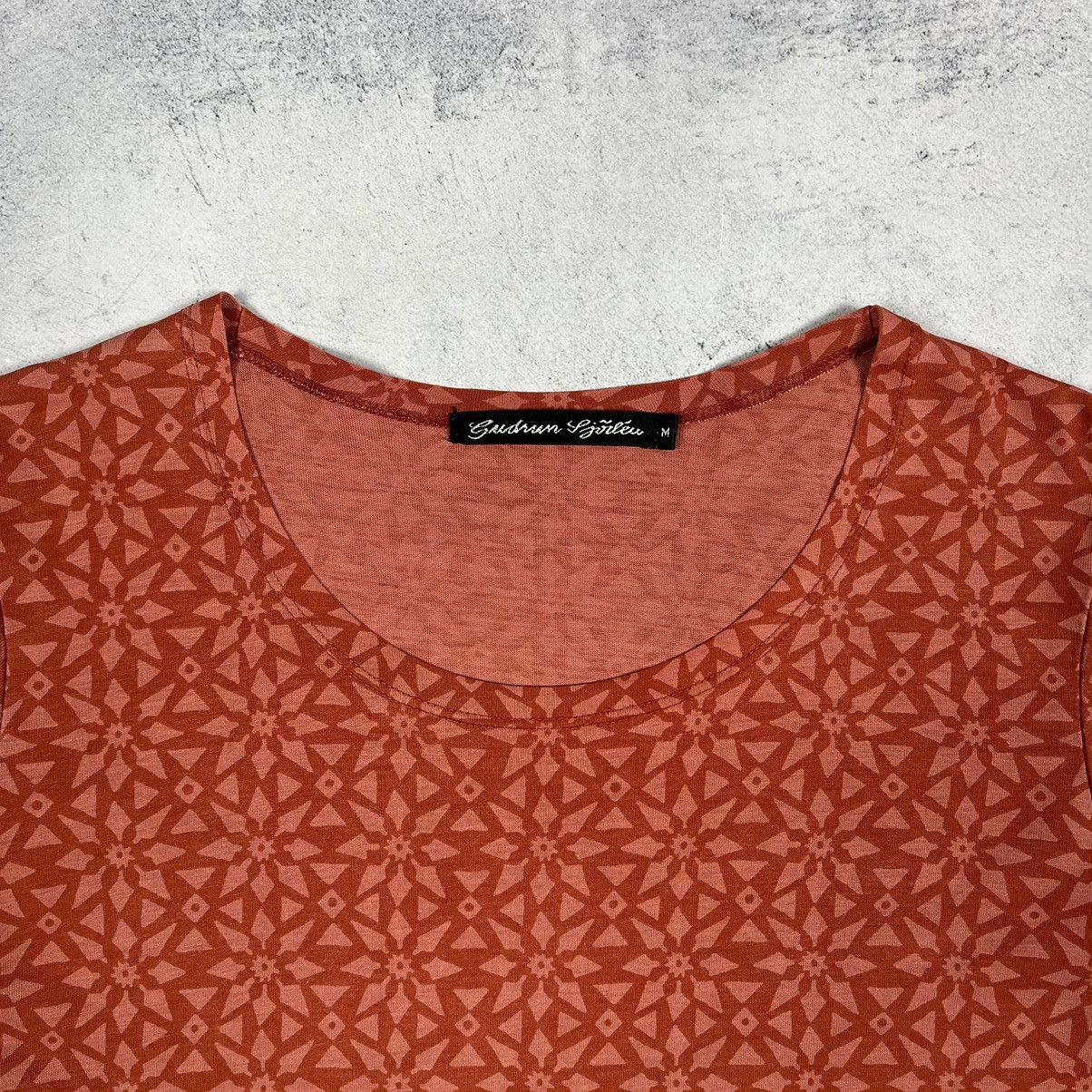 Gudrun Sjoden Ladies Gudrun Sjoden Printed Long Sleeve Tunic Shirt Size M / US 6-8 / IT 42-44 - 10 Thumbnail