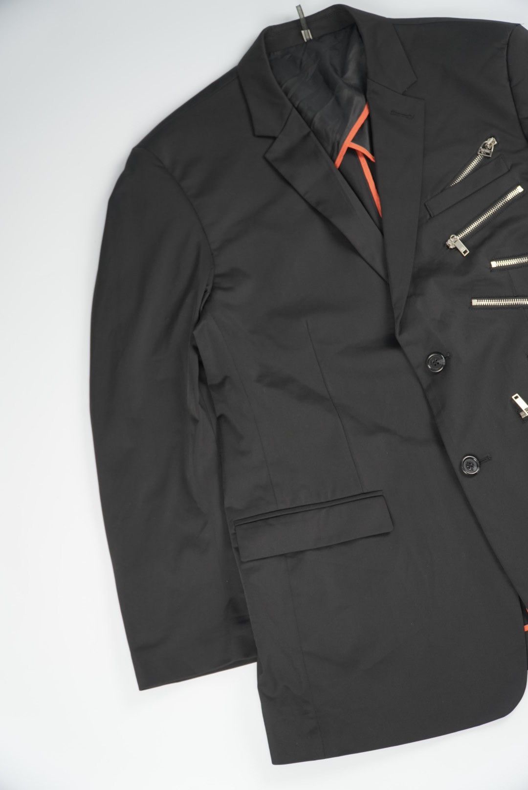 Dior Dior Zippered Black Single Suit Size 42R - 3 Thumbnail