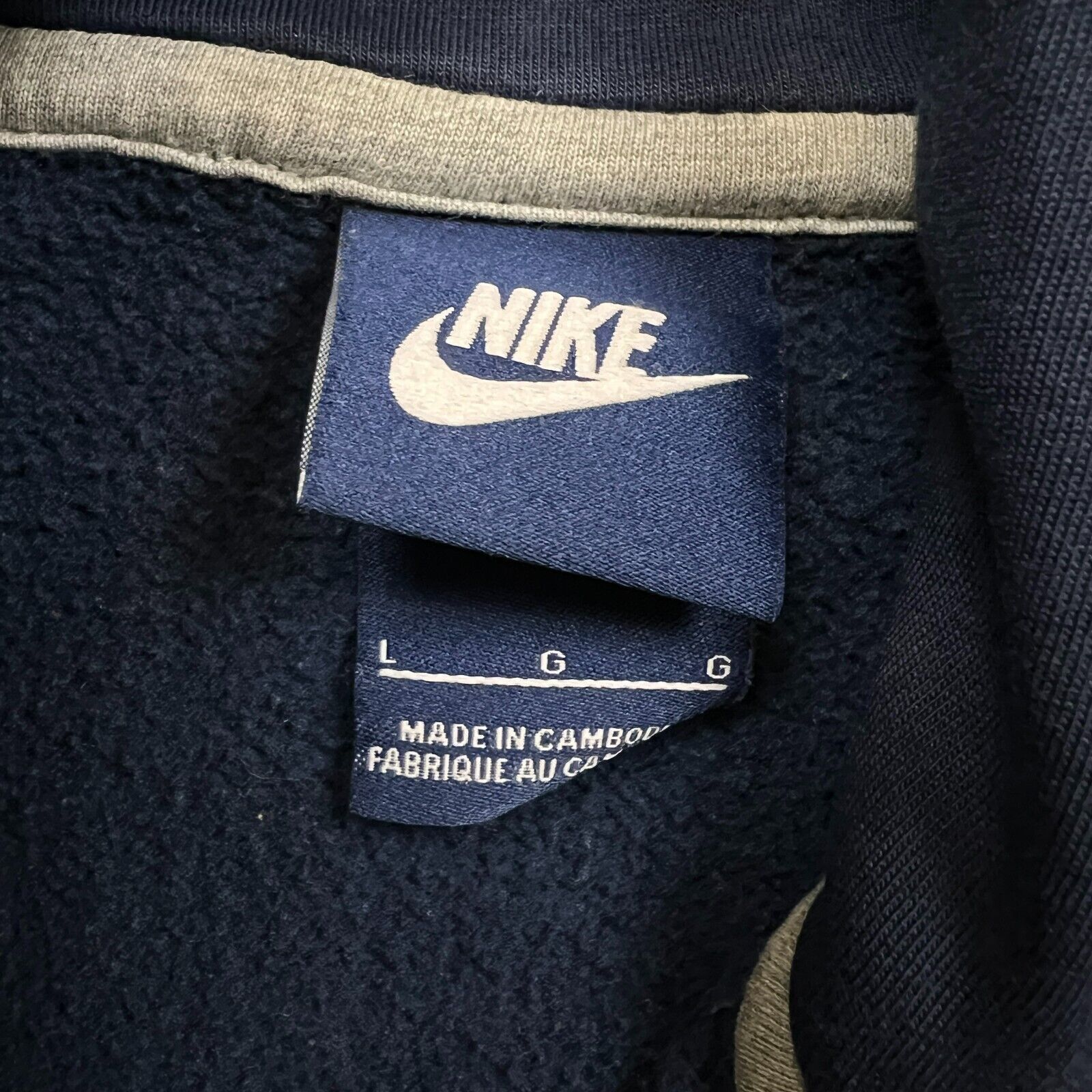 Nike × Vintage Nike Sportswear Hoodie Large Swoosh Zip Hooded Sweatshirt Size US L / EU 52-54 / 3 - 5 Thumbnail