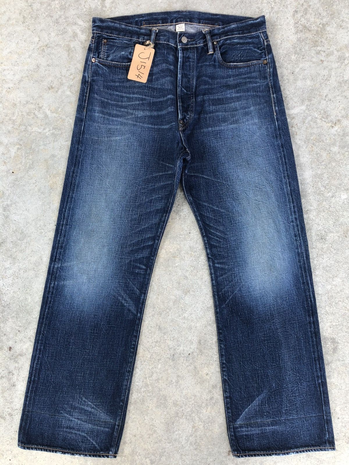RRL Ralph Lauren Vintage Double RL 081 Selvedge Denim Buckle Back Distressed Size US 34 / EU 50 - 2 Thumbnail