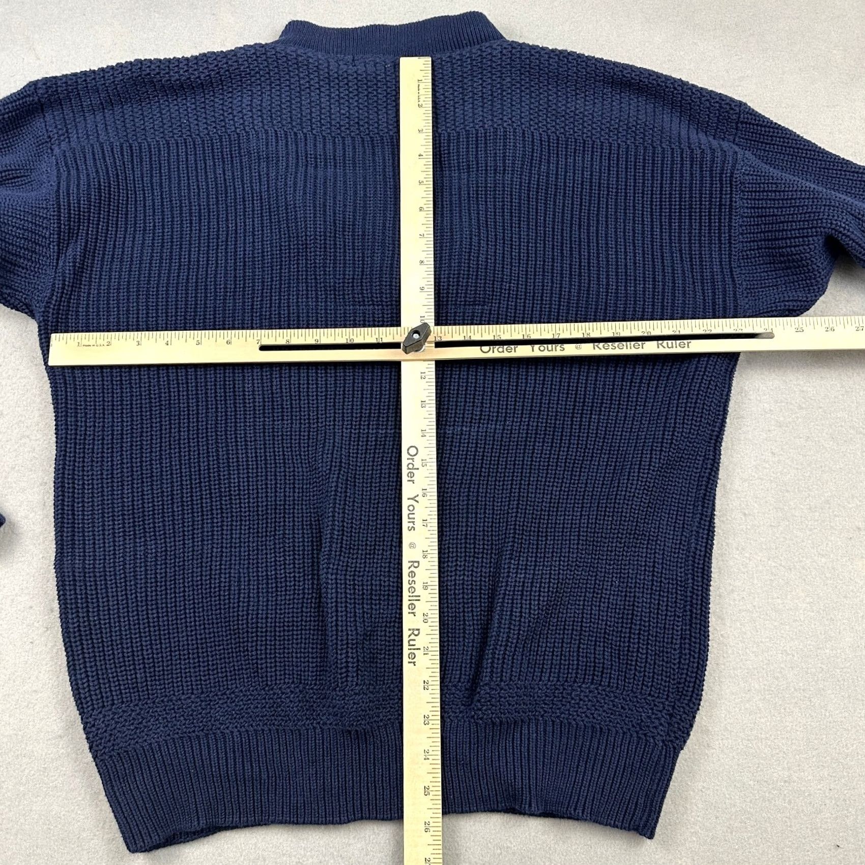 Eddie Bauer VINTAGE Eddie Bauer Sweater Men Large Tall Blue Henley 90s Size US L / EU 52-54 / 3 - 4 Thumbnail