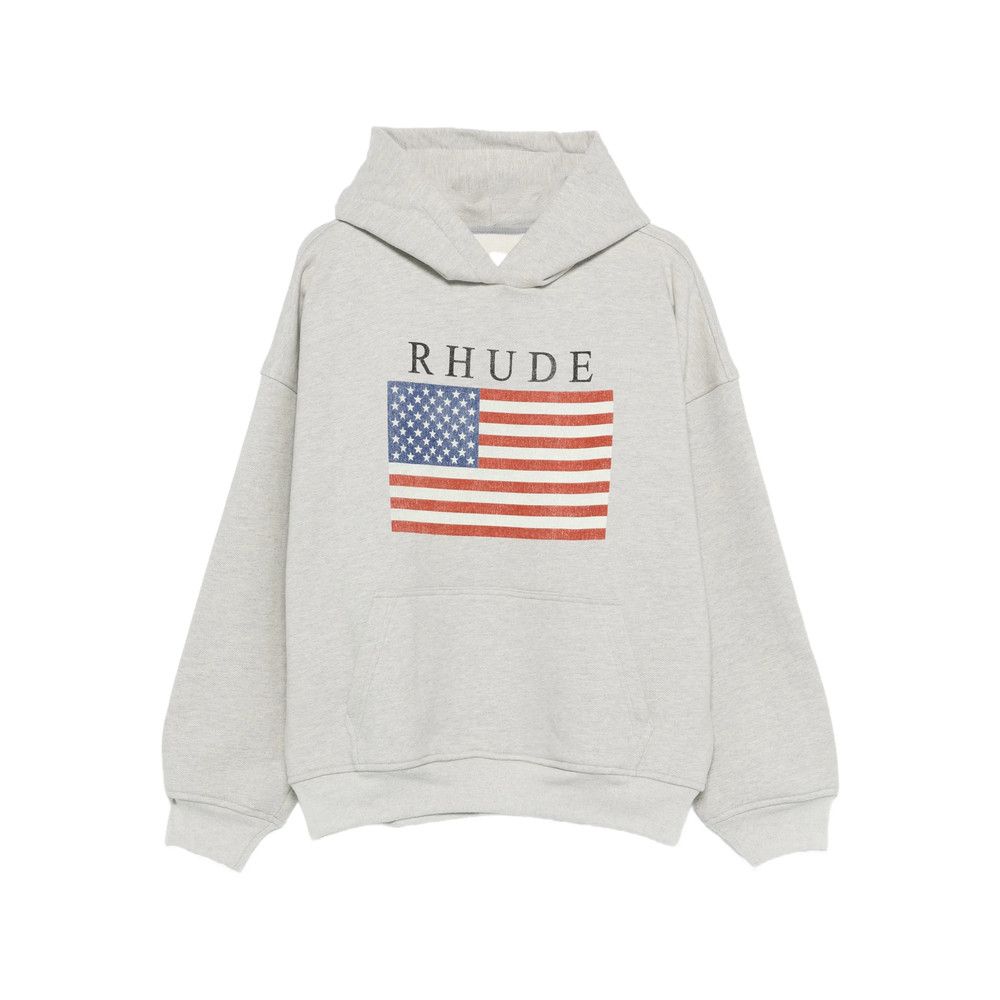 Rhude Rhude GREY Sweaters & Knitwear - Hoodies Size US XL / EU 56 / 4 - 1 Thumbnail