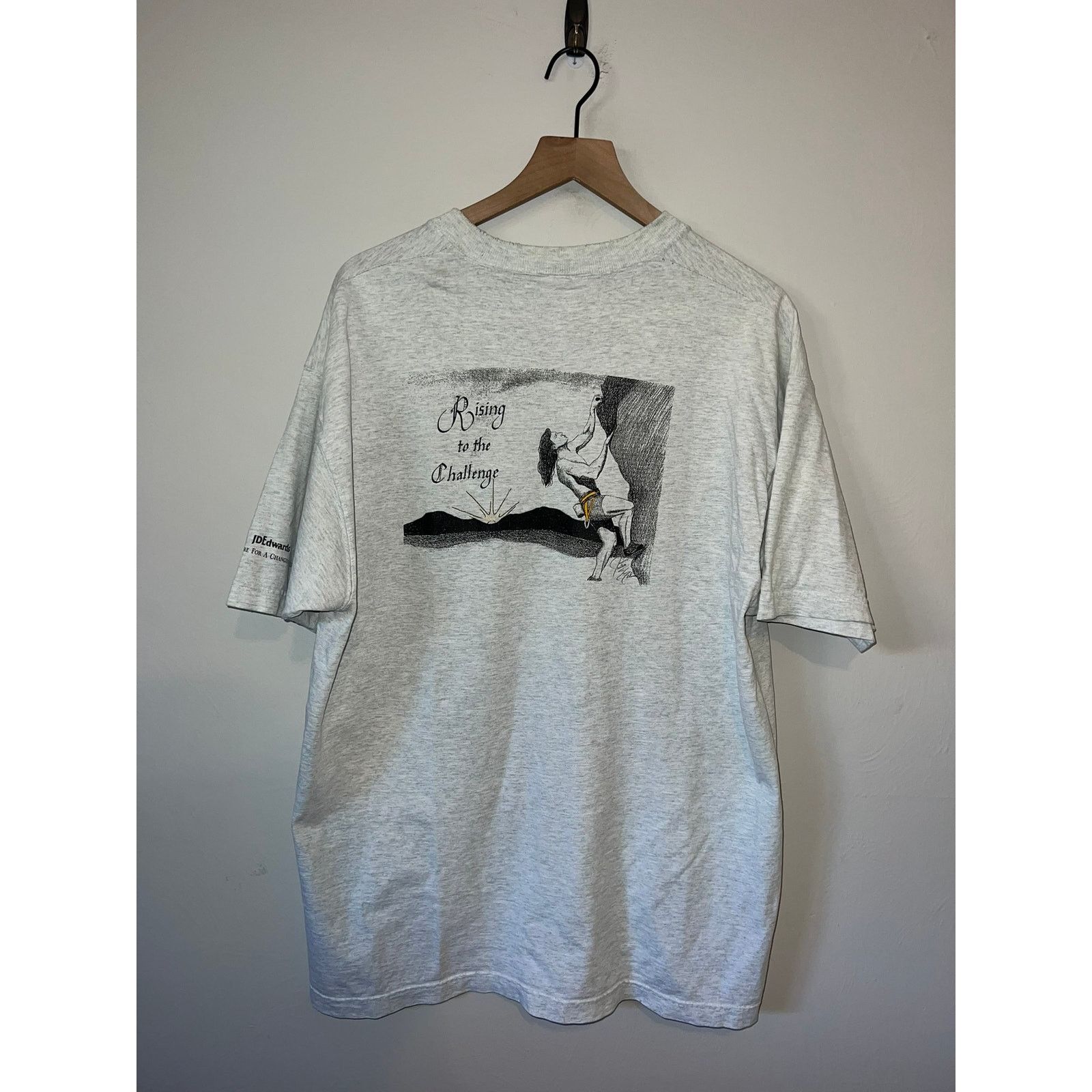 Fruit Of The Loom Vintage CU Shirt MEP Rising Mechanical Engineering 90s XL Size US XL / EU 56 / 4 - 1 Thumbnail