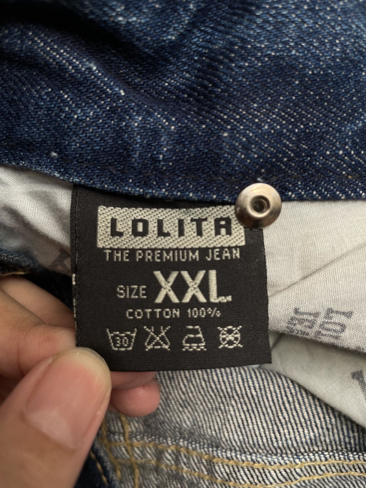 If Six Was Nine × Japanese Brand Rare Design Vintage Japanese Brand Lolita Jeans 1990s Size US 34 / EU 50 - 16 Thumbnail