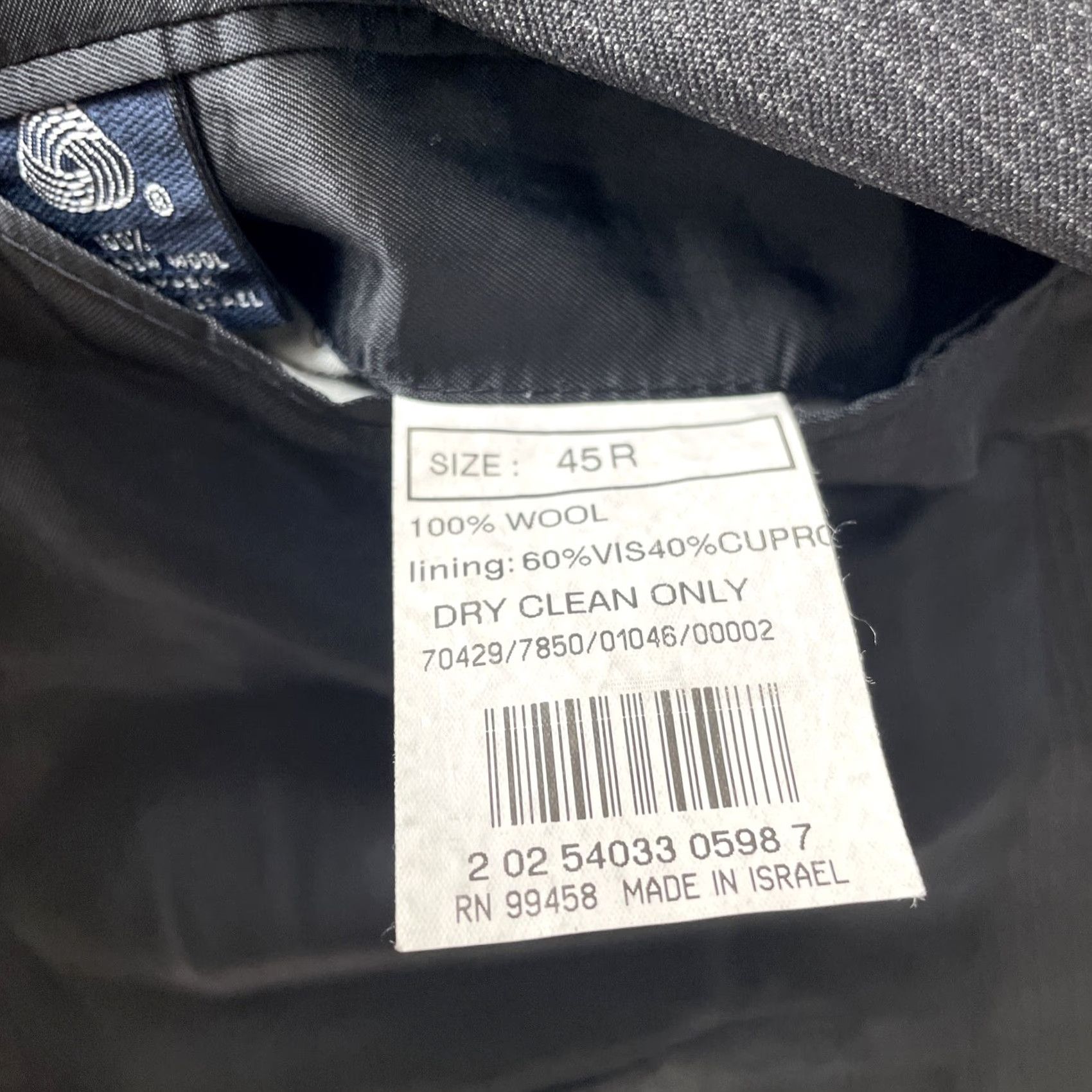 Brooks Brothers Brooks Brothers Blazer Sport Coat Jacket 45R Gray Pinstripe Wool Single-Breasted 3-Button Four-Button Lined Wool City Classic Men Blazer Size 48R - 4 Thumbnail