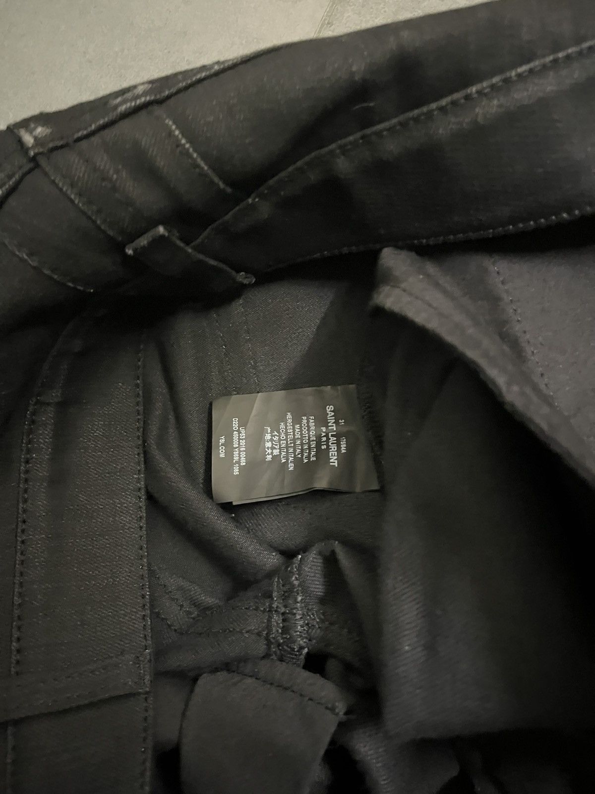 Saint Laurent Paris Saint Laurent Crash Denim Size US 31 - 4 Thumbnail