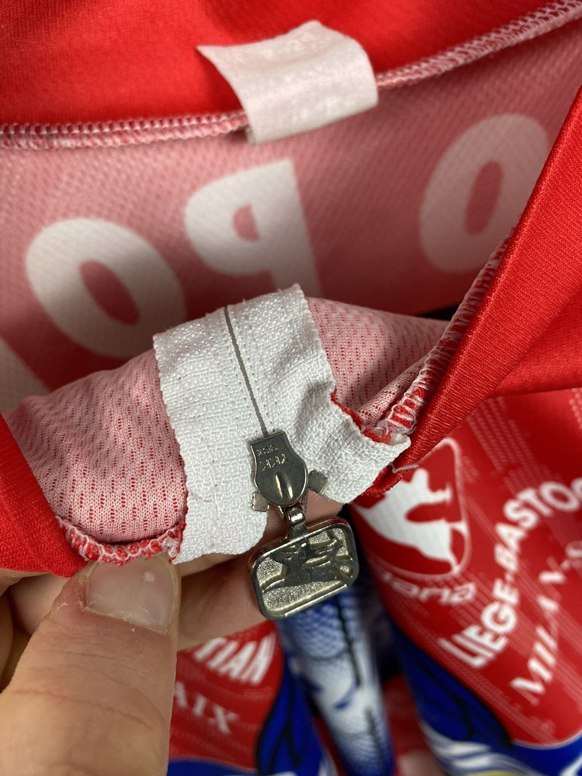 Bicycle × Vintage Campagnolo Giordana Team Cycle Jersey Men XL Red Tournament Size US XL / EU 56 / 4 - 10 Thumbnail
