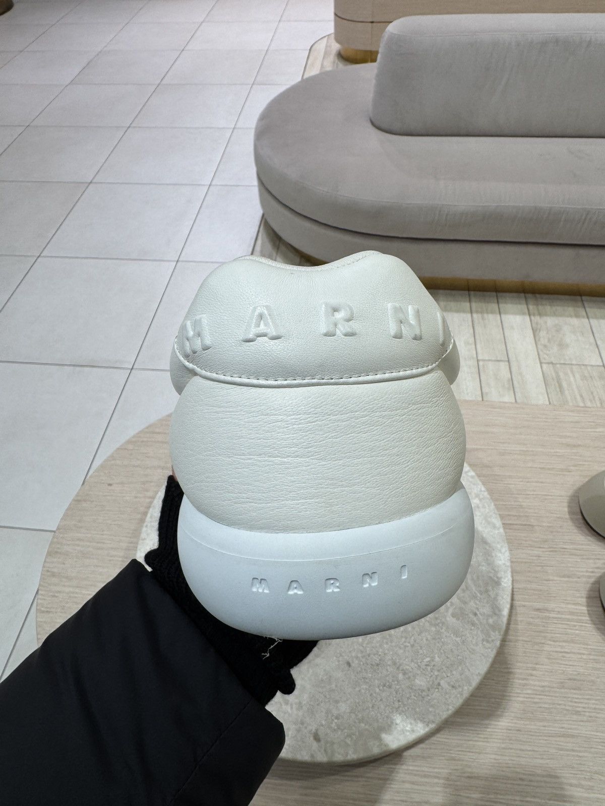 Marni Marni Bigfoot 2.0 Logo-Embossed Sneakers Shoes NEW $980 46 Size US 9 / EU 42 - 3 Thumbnail