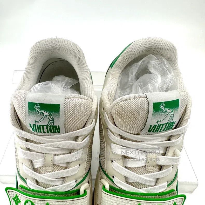 Louis Vuitton Louis Vuitton Black, white and green Velcro shoes Size US 8.5 / EU 41-42 - 5 Thumbnail