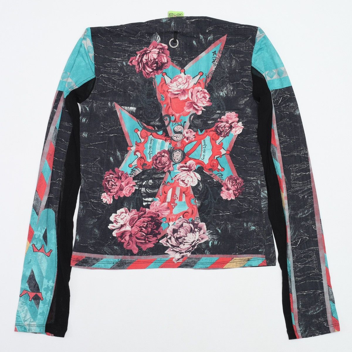 Other Save The Queen Nylon Printed Top Size L / US 10 / IT 46 - 13 Thumbnail